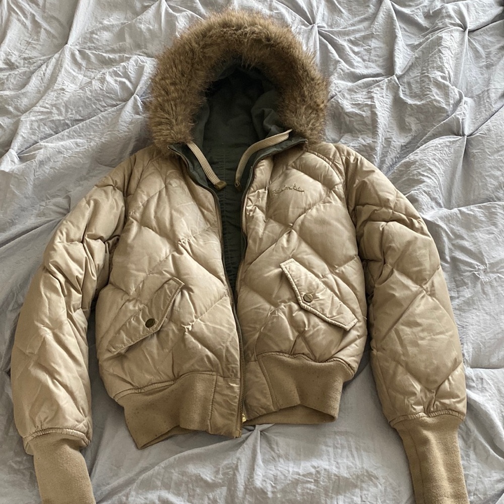Akademiks jacket. Reversible womens size L